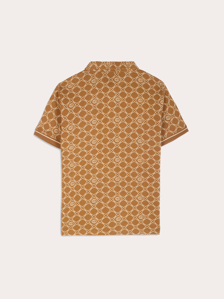 Galticverse Premiere Jacquard Piquet Polo