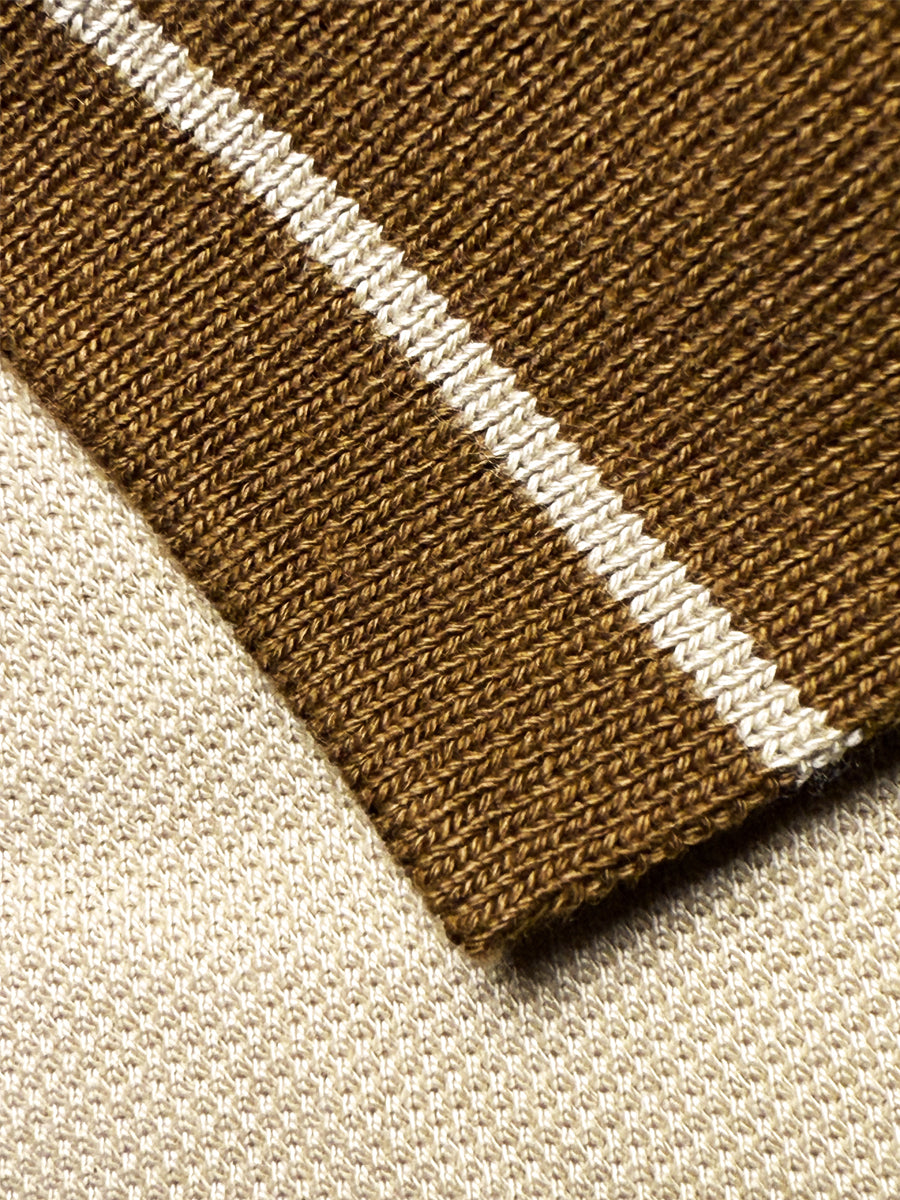 Galticverse Crest Jacquard Piquet Polo