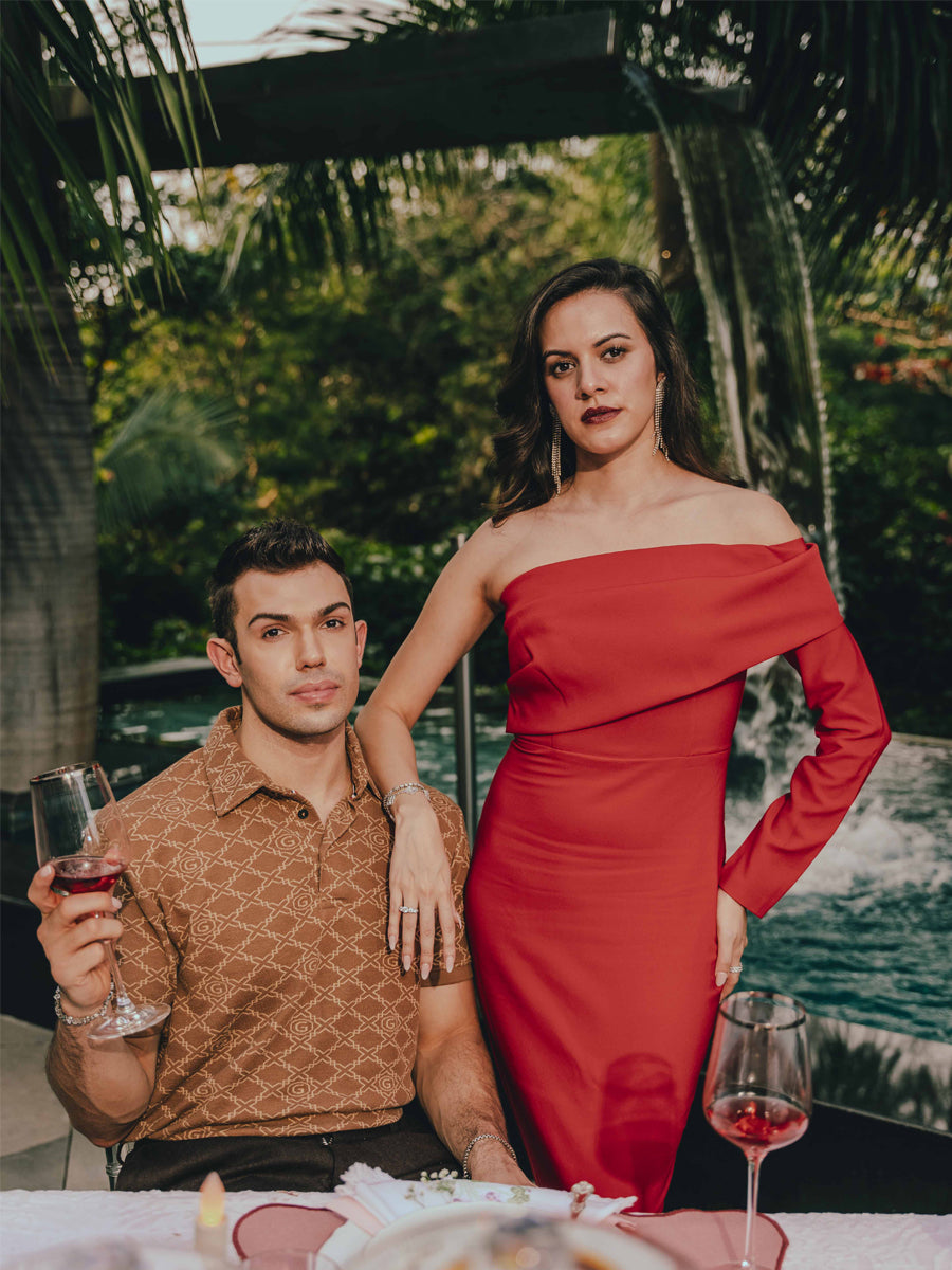 Galticverse Premiere Jacquard Piquet Polo