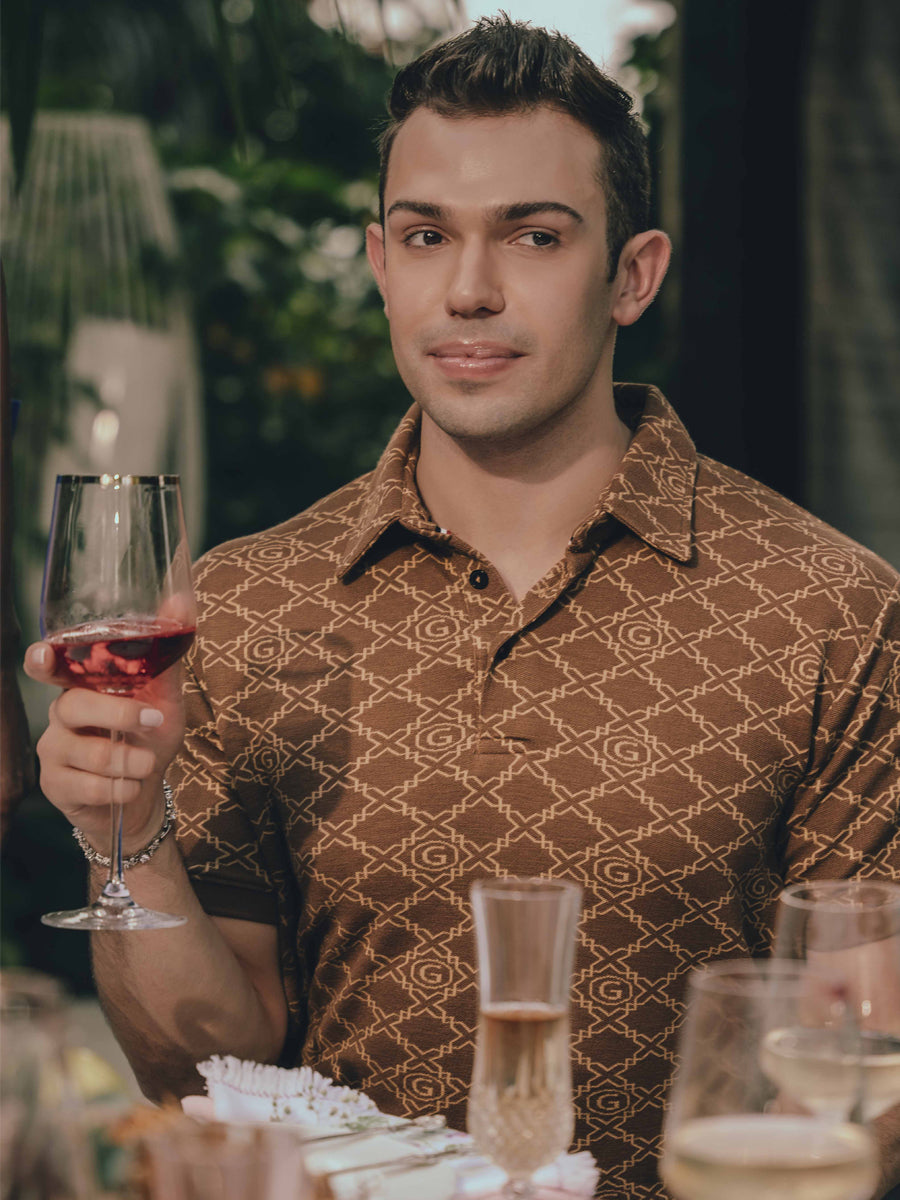 Galticverse Premiere Jacquard Piquet Polo