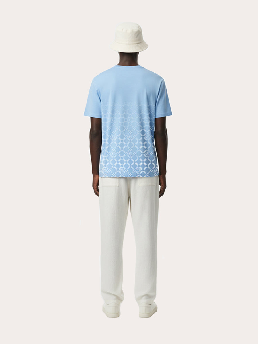 Galticverse Gradient Monogram Pima Tshirt