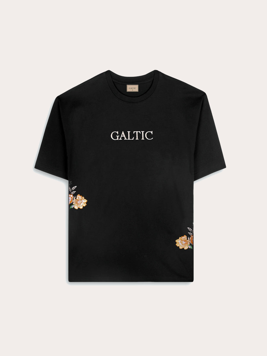 Galtic Enchanted Flora Embroidered Pima Tshirt