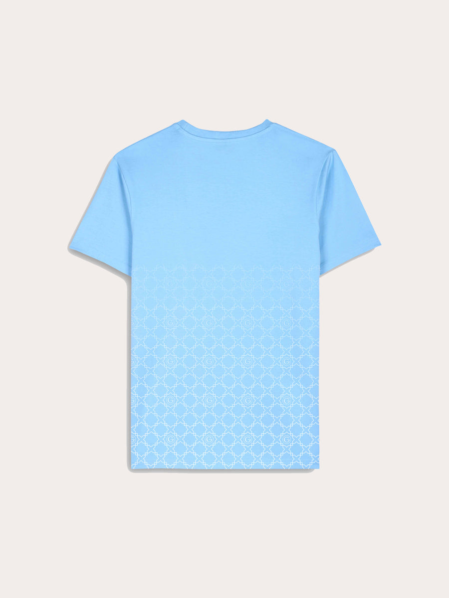 Galticverse Gradient Monogram Pima Tshirt