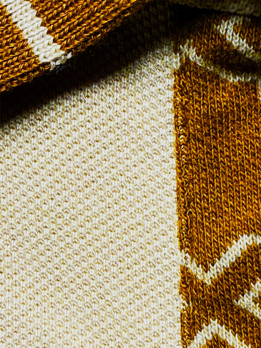 Galticverse Imperium Jacquard Sleeve Piqué Polo