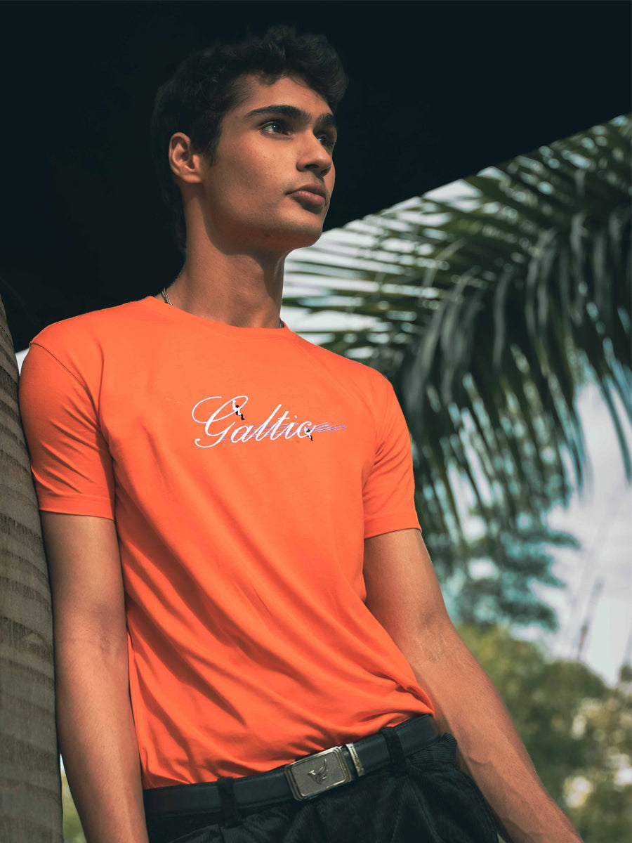 Galtic Aurelius Embroidered Pima T-shirt