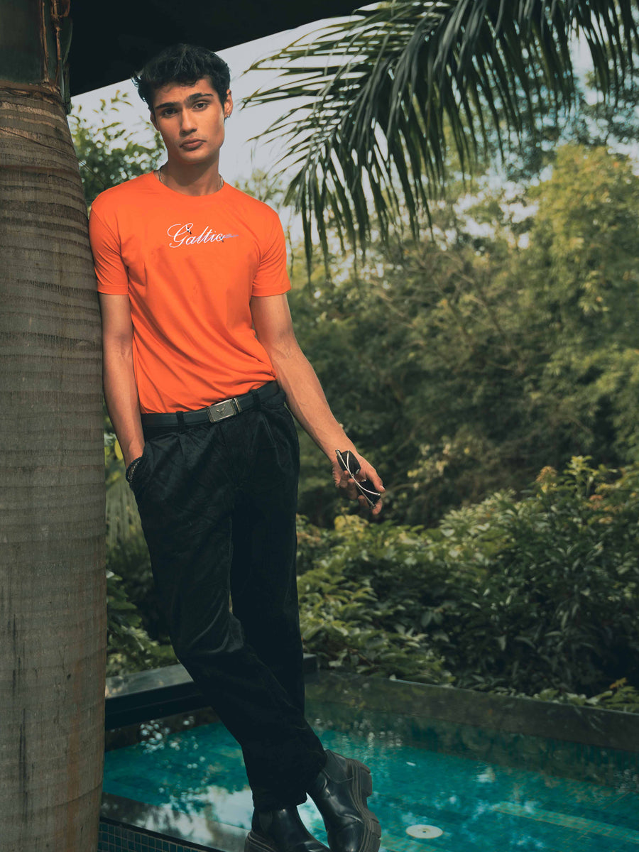 Galtic Aurelius Embroidered Pima T-shirt