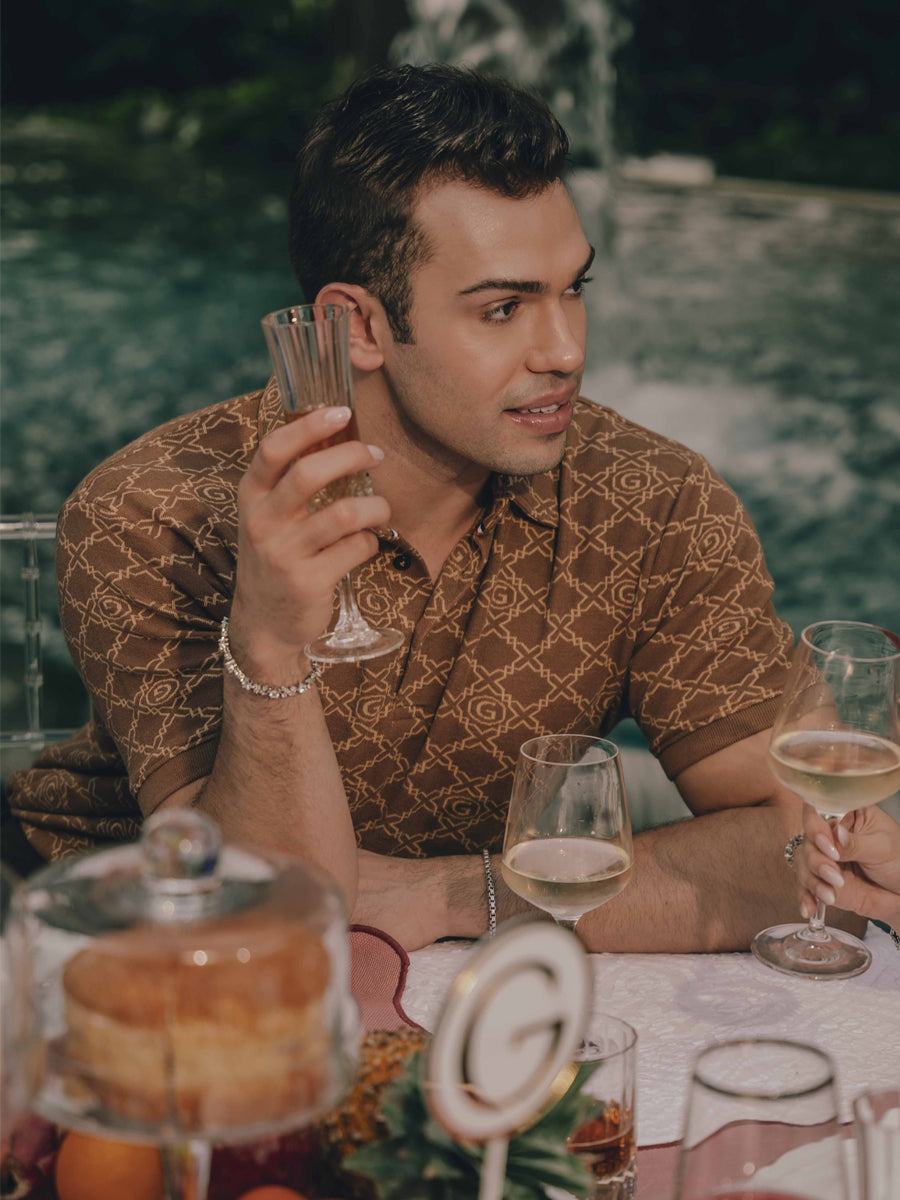 Galticverse Premiere Jacquard Piquet Polo