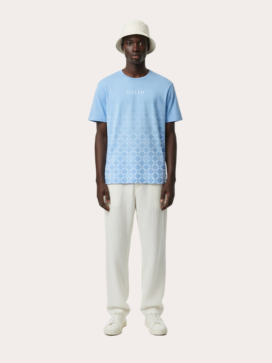 Galticverse Gradient Monogram Pima Tshirt
